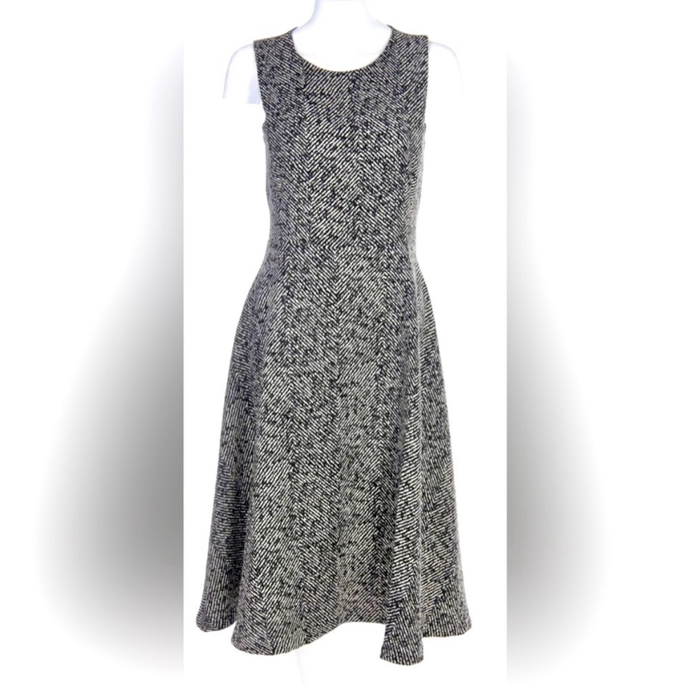 # 13 - Zara  Black A-line Midi Dress with Halter Neckline for Cocktail